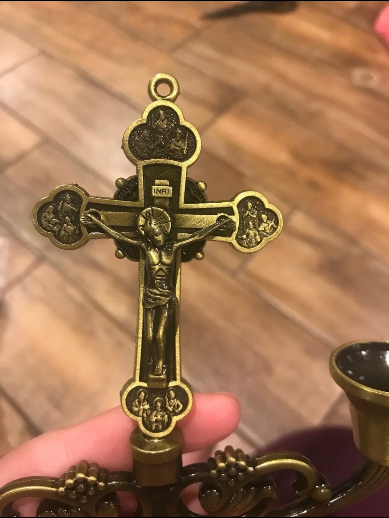 Catholic Gift Candle Holder