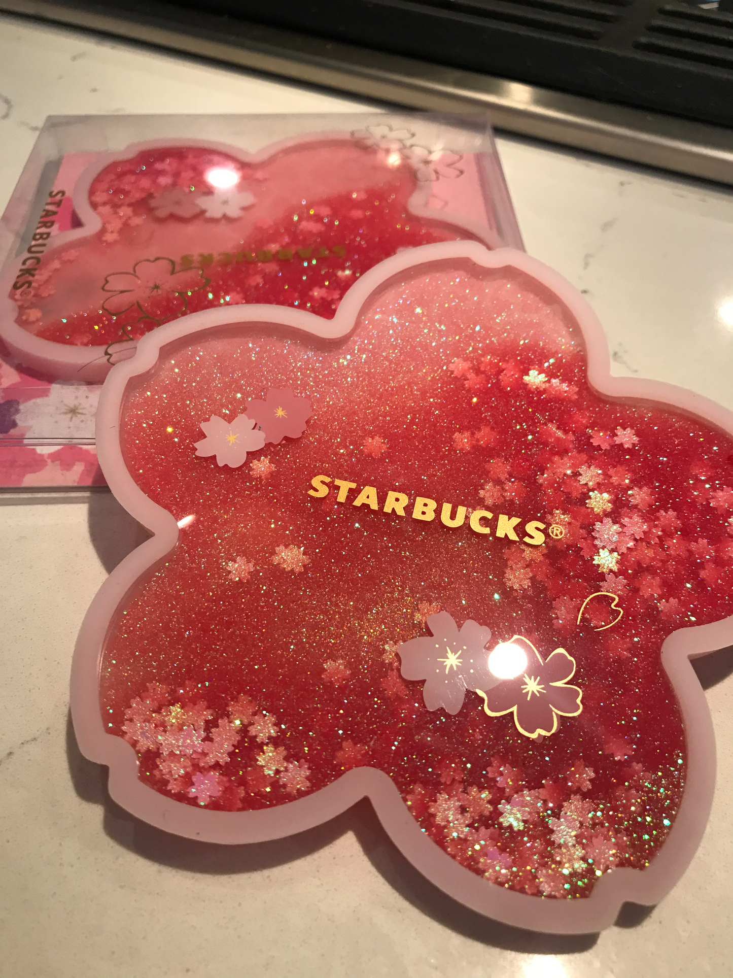 Starbucks Sakura Oil Glitter Costar