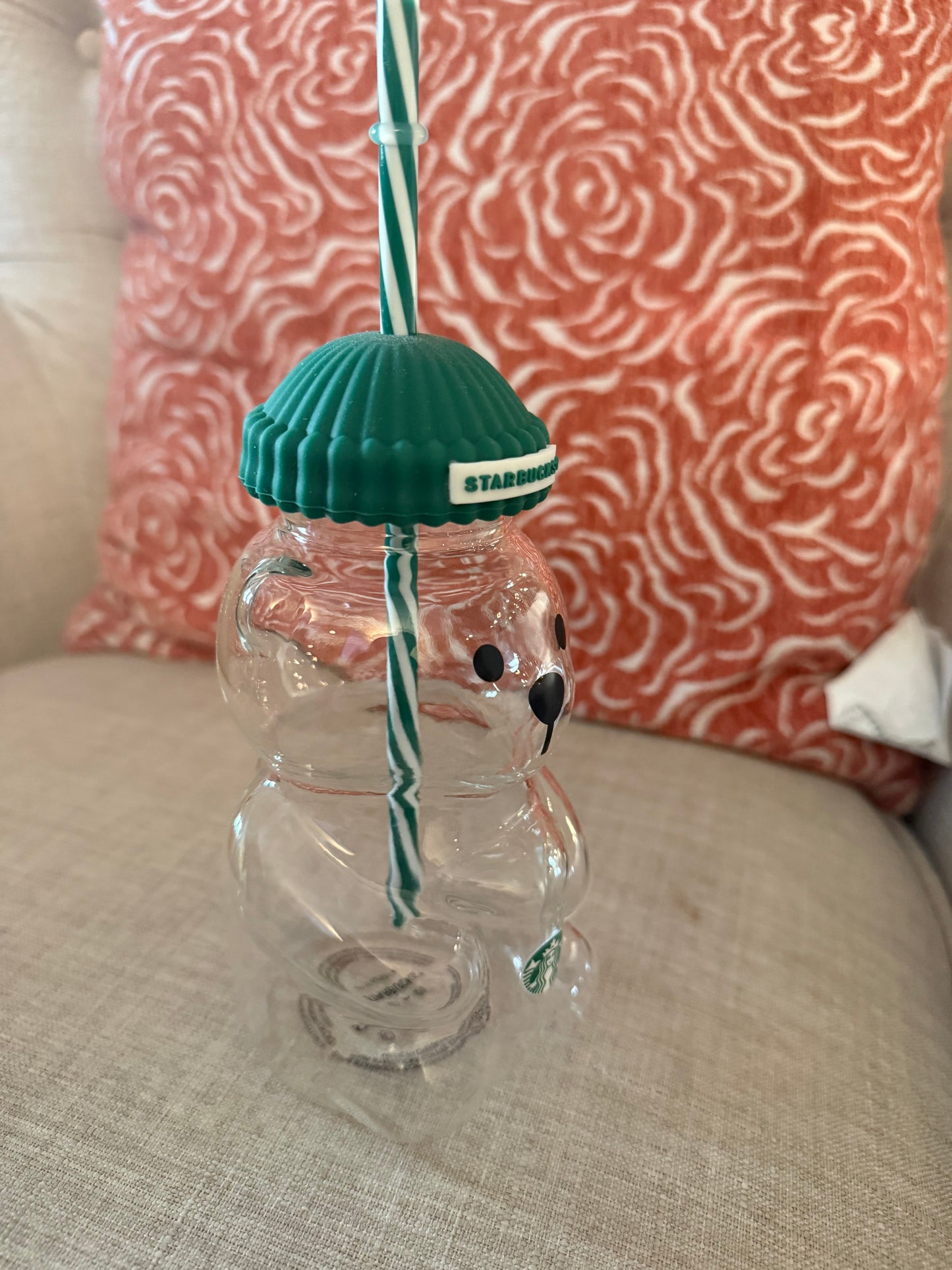 Starbucks Glass Bear tumbler
