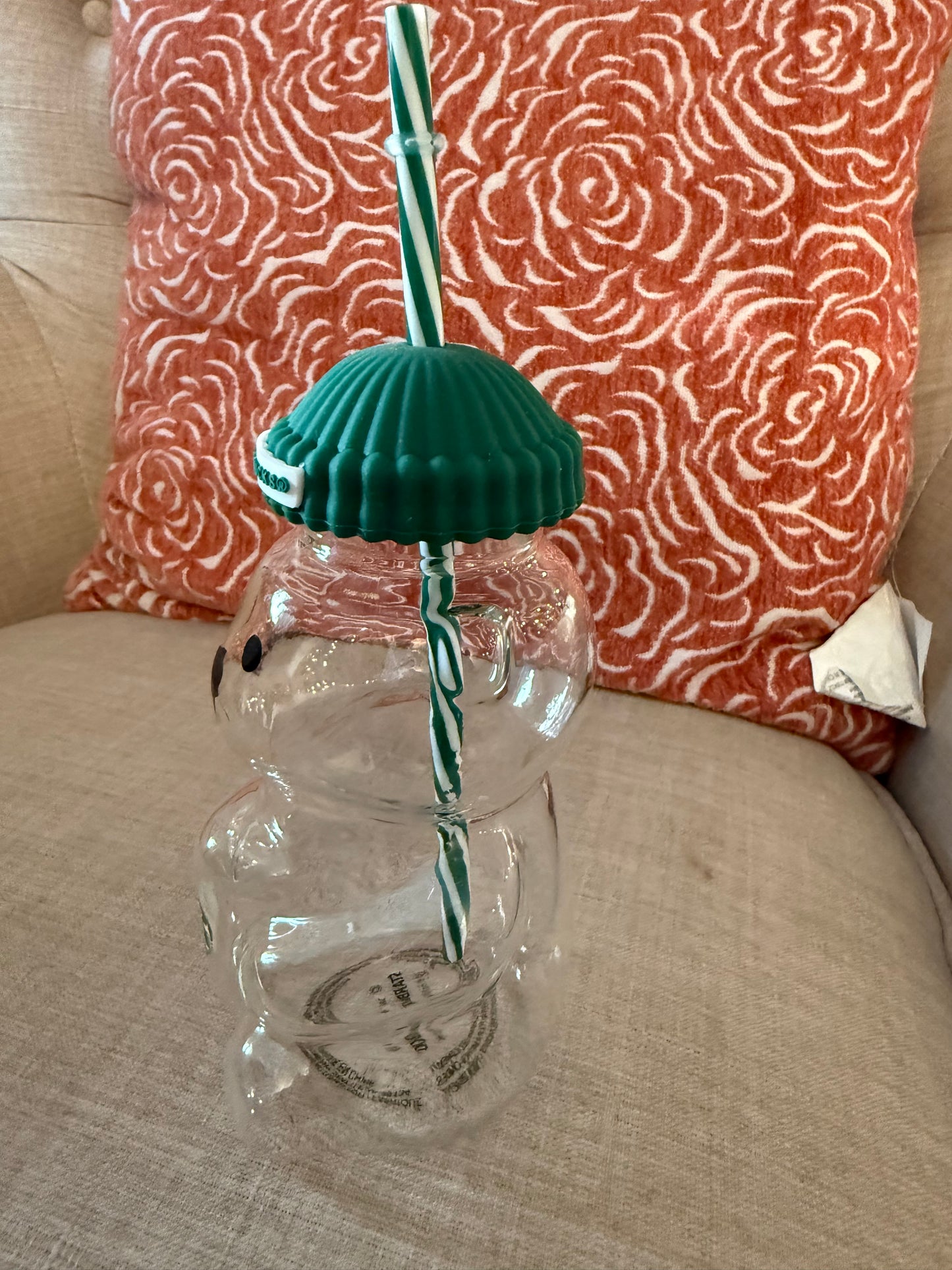 Starbucks Glass Bear tumbler
