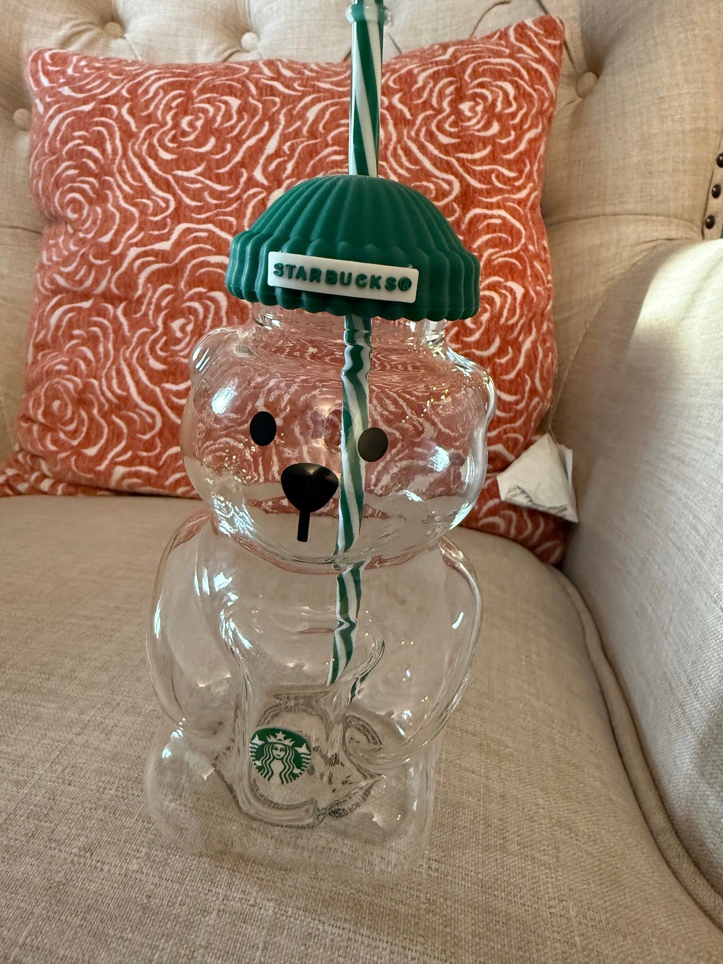 Starbucks Glass Bear tumbler