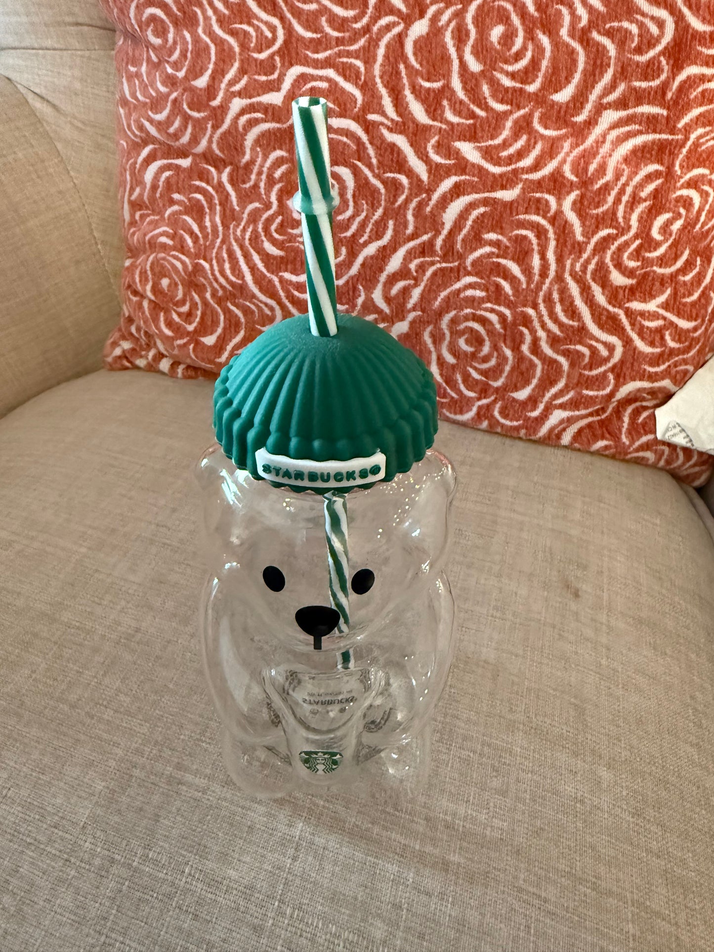 Starbucks Glass Bear tumbler