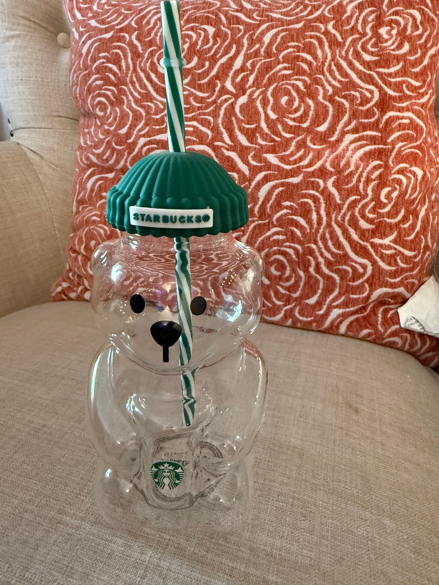 Starbucks Glass Bear tumbler