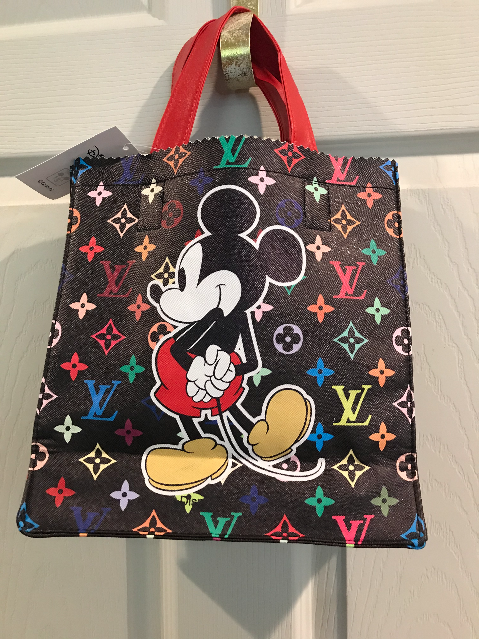 Fashion Disney Mickey and Minnie Mouse LV Louis Vuitton Luxury